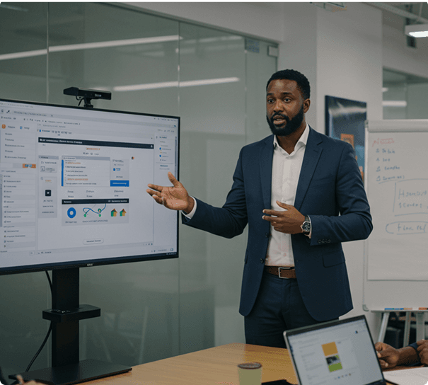 Enterprise reconciliation features visualization